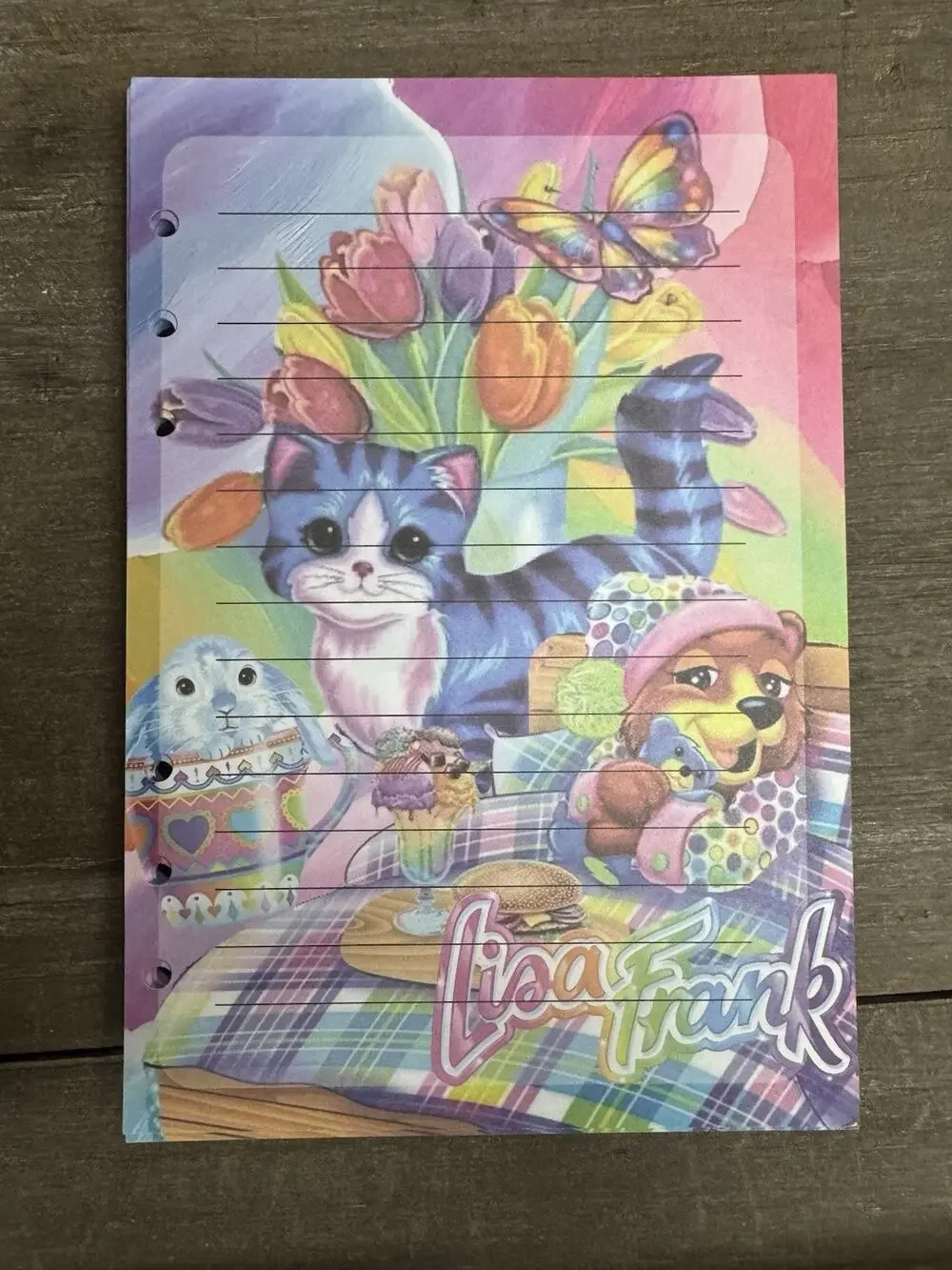 Lisa Frank Inspired Ocean Diver Size A5 Refill Paper (50 Sheets)